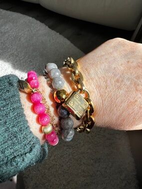 Michael Kors Gold Chain Padlock Bracelet